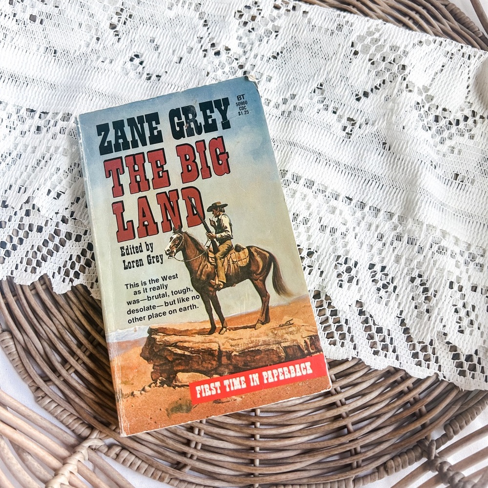 Vintage The Big Land Western Book